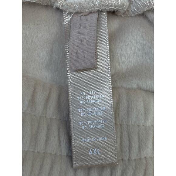 Skims Velour Wide Leg Tan Pants Size 4XL Loungewear Cozy Comfort Y2K Trendy NEW - Picture 9 of 9